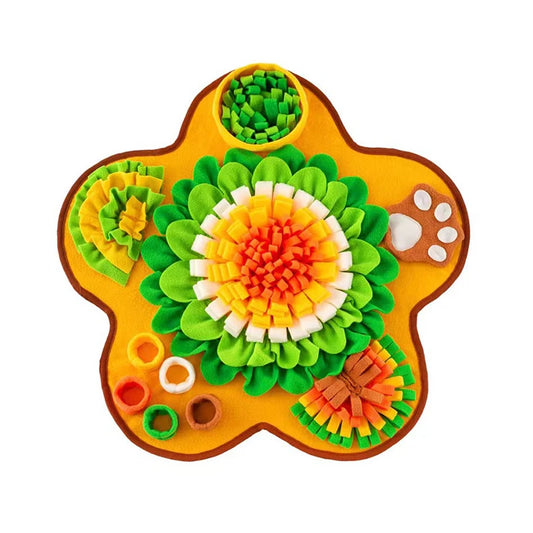 Sniff Mat for Dogs Multi-Functional Dog Feeding Mat Boredom Busters for Dogs with Pupsicles Dog Games and Treat Dispenser